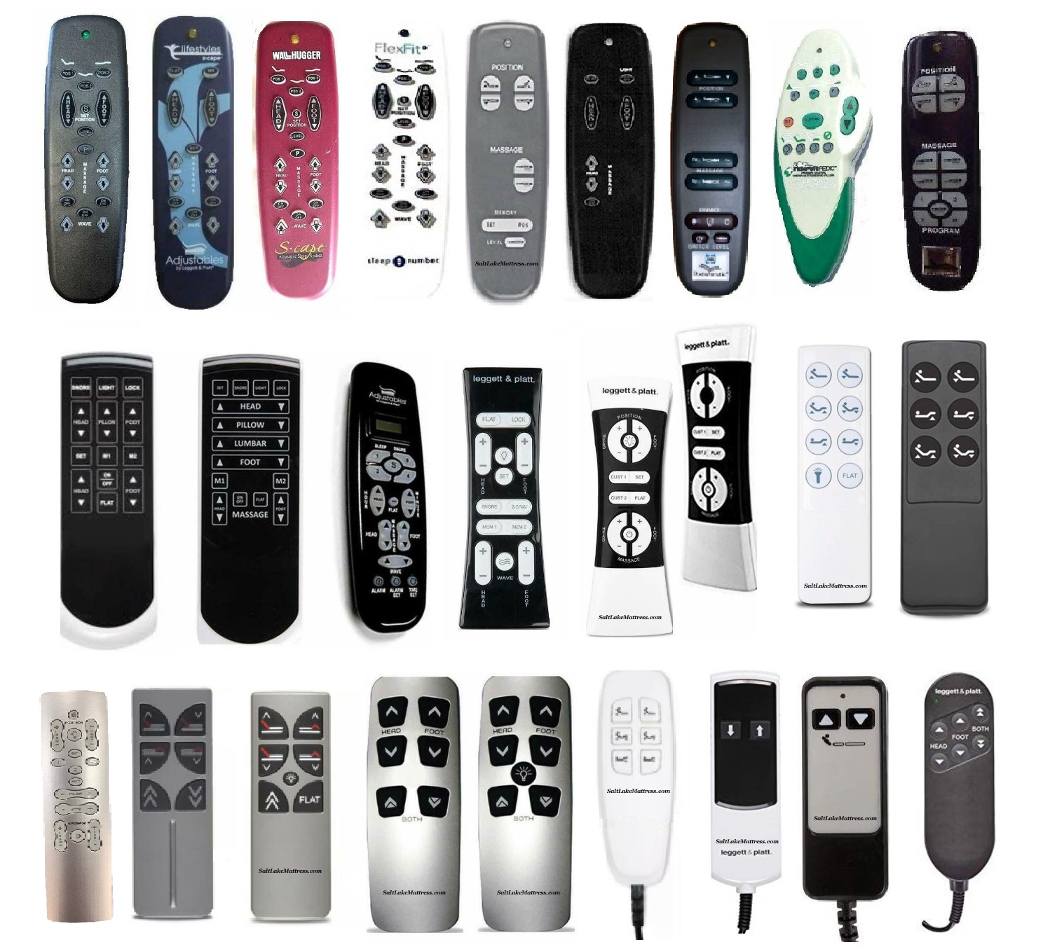 Serta Adjustable Bed Remotes